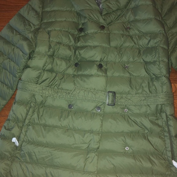 PAJAR CRYSTAL DOWN JACKET COAT 550 FILL MILITARY GREEN TRAVEL COAT - Picture 7 of 14
